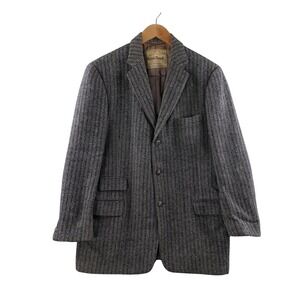 Vintage Harris Tweed Mens Sport Coat Jacket 100% Scottish Wool Herringbone